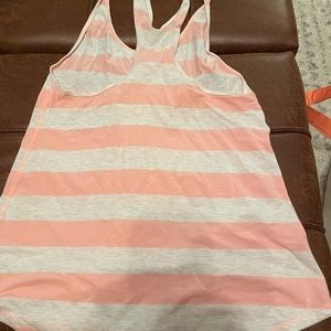 Light pink stripes lululemon tank top size 4